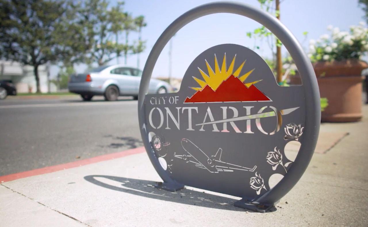 City of Ontario metal sign